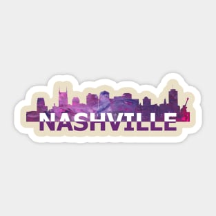 Nashville Skyline Sticker